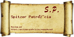 Spitzer Patrícia névjegykártya